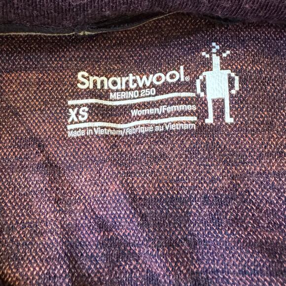 Smartwool Women's XS Merino 250 Base Layer Palm Leaves Merino Wool Shirt - Picture 6 of 6